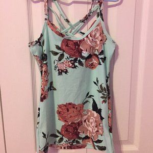 Ardenes floral tank top